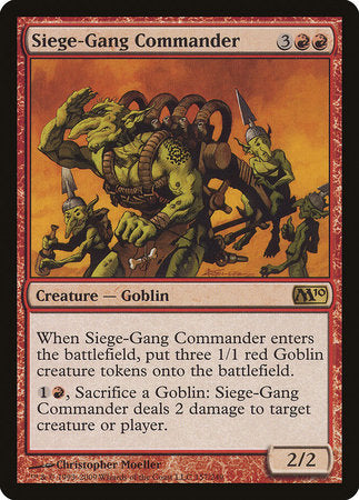 Siege-Gang Commander [Magic 2010] | Eastridge Sports Cards & Games