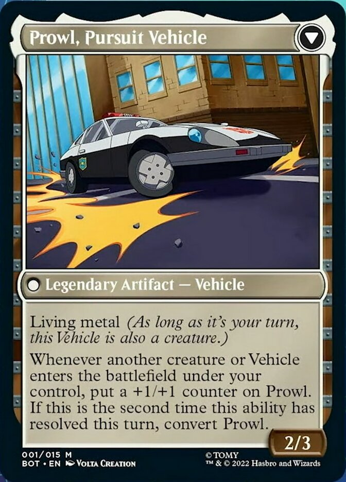 Prowl, Stoic Strategist // Prowl, Pursuit Vehicle [Universes Beyond: Transformers] | Eastridge Sports Cards & Games