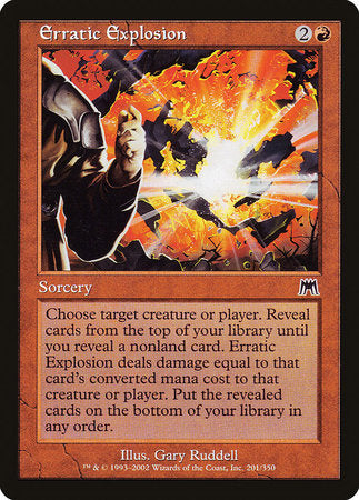 Erratic Explosion [Onslaught] | Eastridge Sports Cards & Games