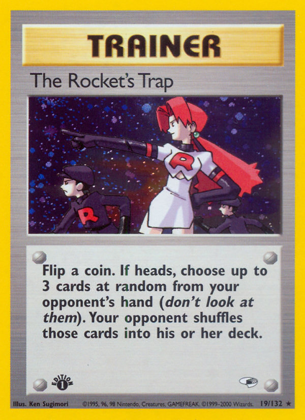 The Rocket's Trap (19/132) [Gym Heroes 1st Edition] | Eastridge Sports Cards & Games