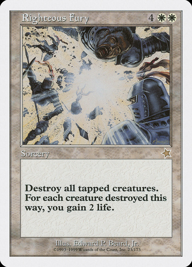 Righteous Fury [Starter 1999] | Eastridge Sports Cards & Games