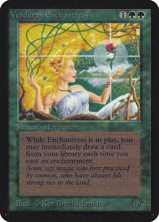 Verduran Enchantress [Limited Edition Alpha] | Eastridge Sports Cards & Games