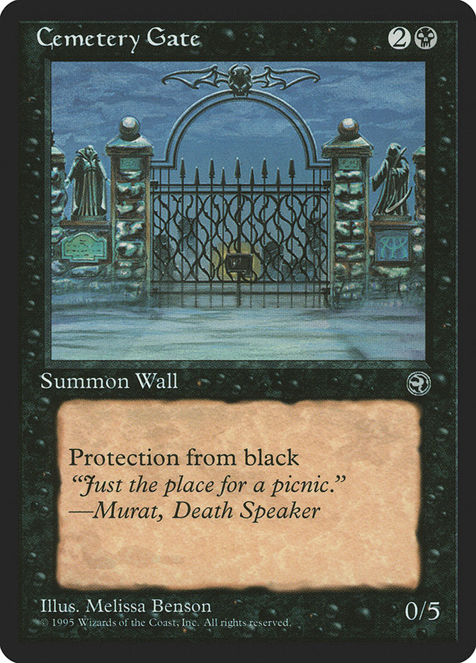 Cemetery Gate (Murat Flavor Text) [Homelands] | Eastridge Sports Cards & Games