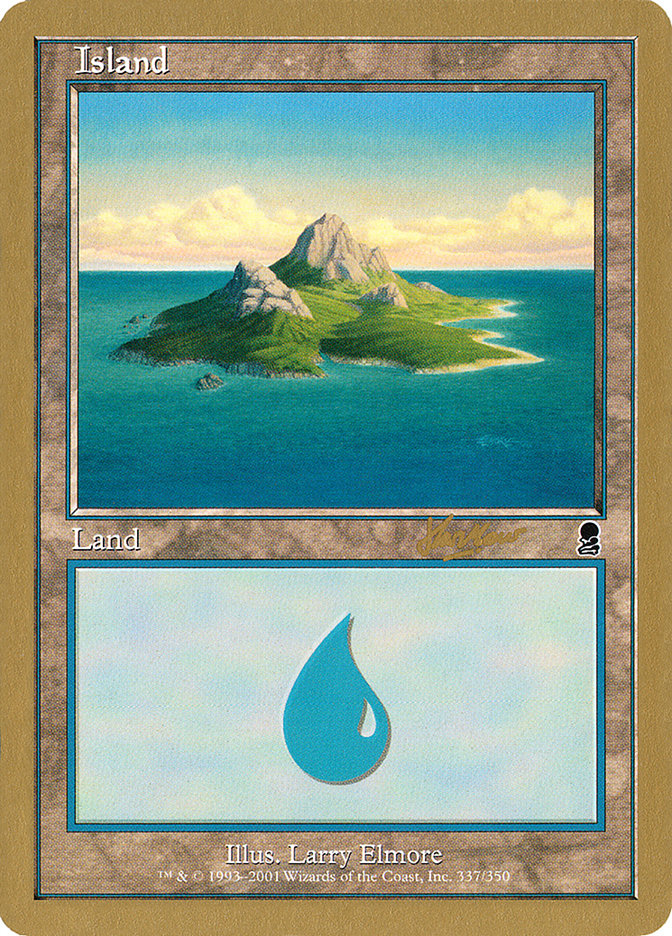 Island (shh337) (Sim Han How) [World Championship Decks 2002] | Eastridge Sports Cards & Games