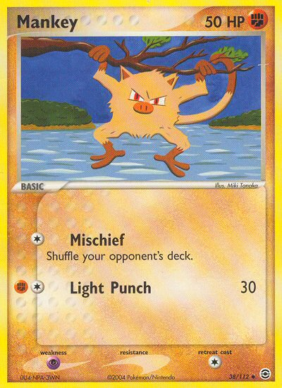 Mankey (38/112) [EX: FireRed & LeafGreen] | Eastridge Sports Cards & Games