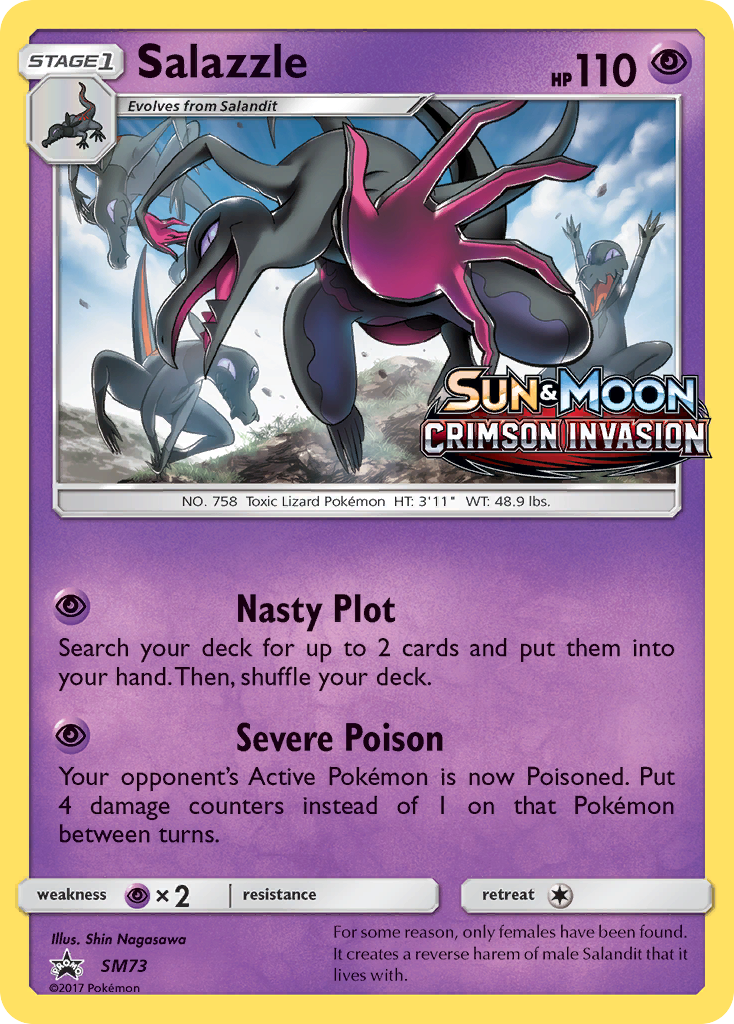 Salazzle (SM73) [Sun & Moon: Black Star Promos] | Eastridge Sports Cards & Games