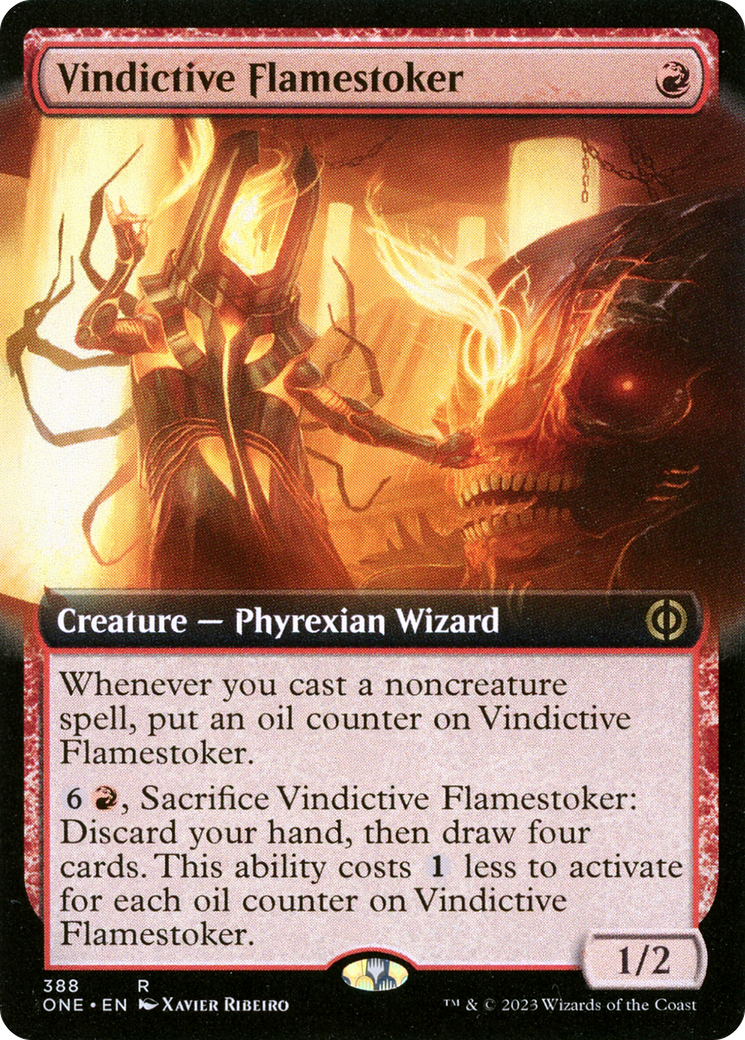 Vindictive Flamestoker (Extended Art) [Phyrexia: All Will Be One] | Eastridge Sports Cards & Games