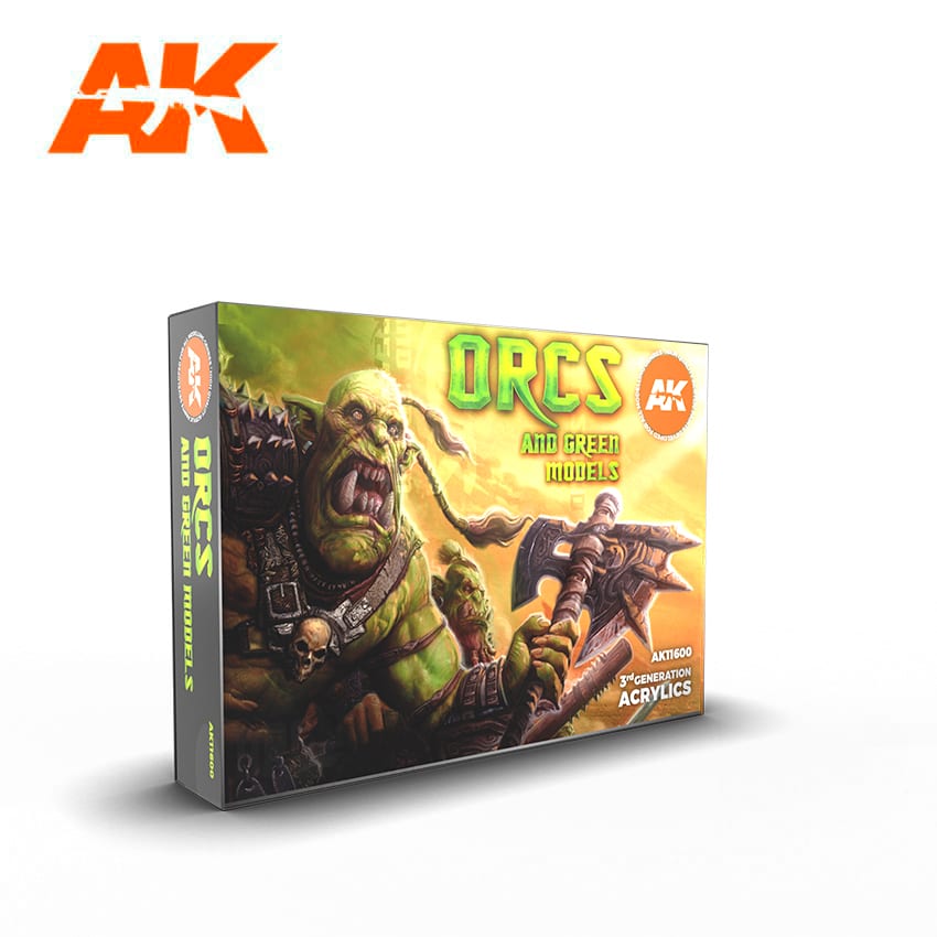 AK Interactive Orcs and Green Creatures Set (6 Paints) | Eastridge Sports Cards & Games