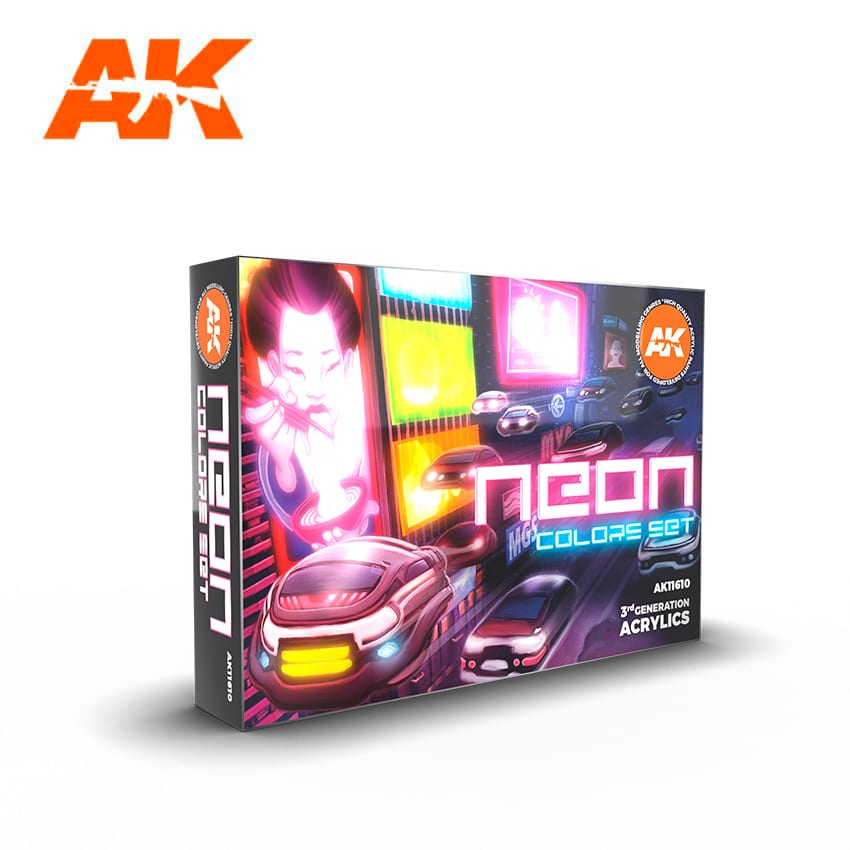 AK Interactive Neon Set (6 Paints) | Eastridge Sports Cards & Games