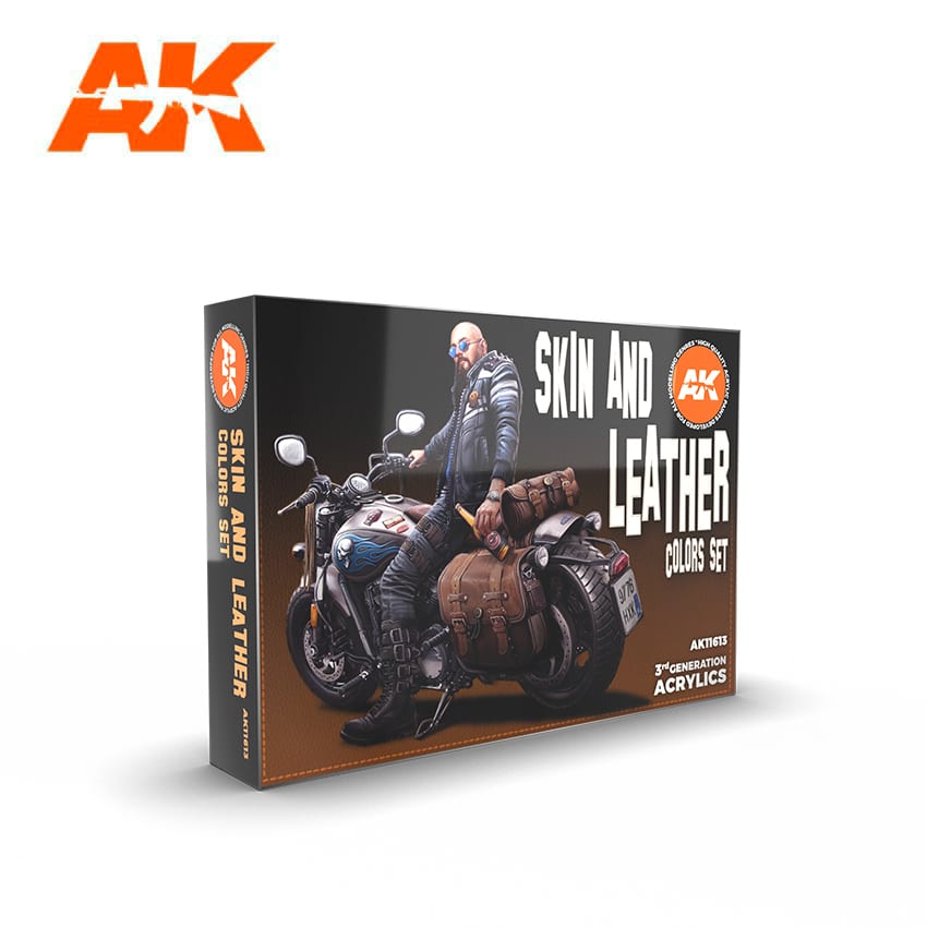 AK Interactive Skin and Leather Set (6 Paints) | Eastridge Sports Cards & Games