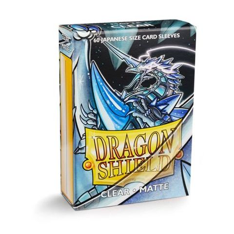 Dragon Shield Sleeves: Japanese Matte Clear (Box Of 60) | Eastridge Sports Cards & Games