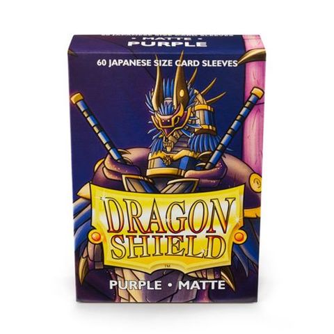 Dragon Shield Sleeves: Japanese Matte Purple (Box Of 60) | Eastridge Sports Cards & Games