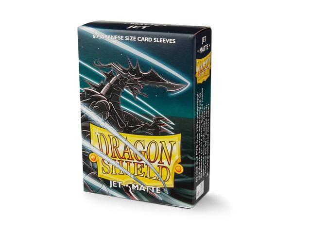 Dragon Shield Sleeves: Japanese Matte Jet (Box Of 60) | Eastridge Sports Cards & Games