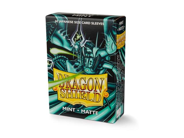Dragon Shield Sleeves: Japanese Matte Mint (Box Of 60) | Eastridge Sports Cards & Games