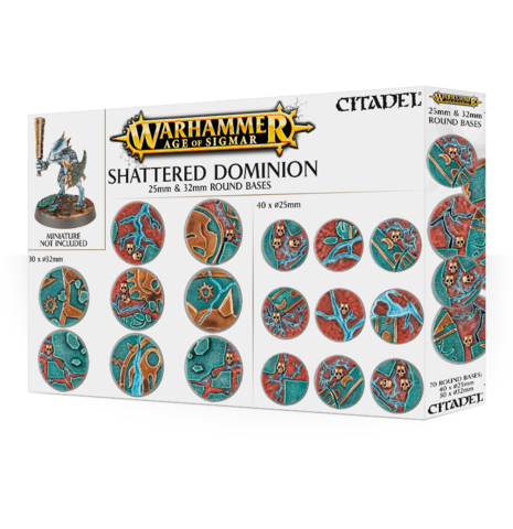Shattered Dominion: 25 & 32mm Round Bases | Eastridge Sports Cards & Games