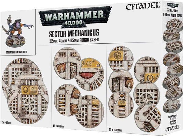 Sector Mechanicus 32mm, 40mm & 65mm Base Pack | Eastridge Sports Cards & Games