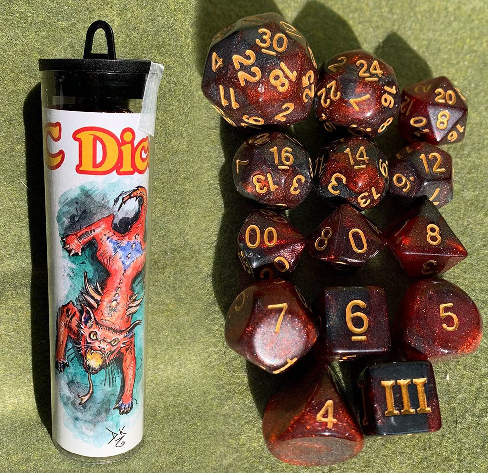 DCC RPG Dice Set - Hellcat | Eastridge Sports Cards & Games