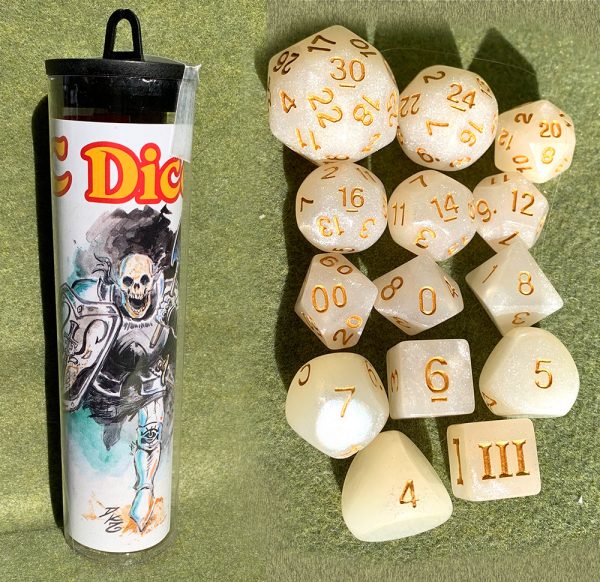 DCC RPG Dice Set - Skeleton Saint | Eastridge Sports Cards & Games