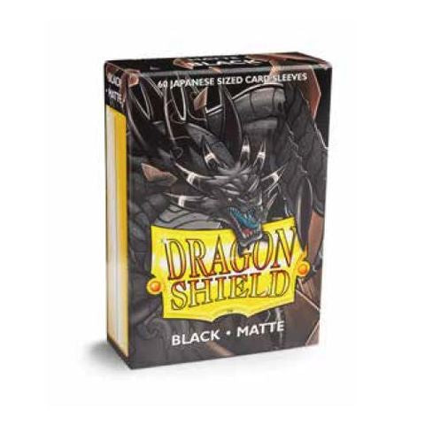 Dragon Shield Sleeves: Japanese Matte Black (Box Of 60) | Eastridge Sports Cards & Games