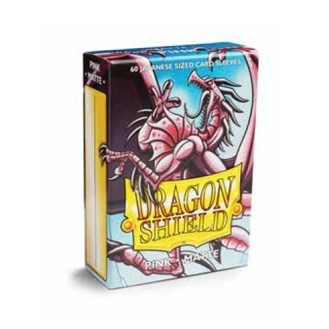 Dragon Shield Sleeves: Japanese Matte Pink (Box Of 60) | Eastridge Sports Cards & Games