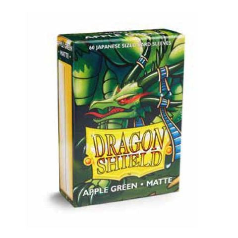 Dragon Shield Sleeves: Japanese Matte Apple Green (Box Of 60) | Eastridge Sports Cards & Games
