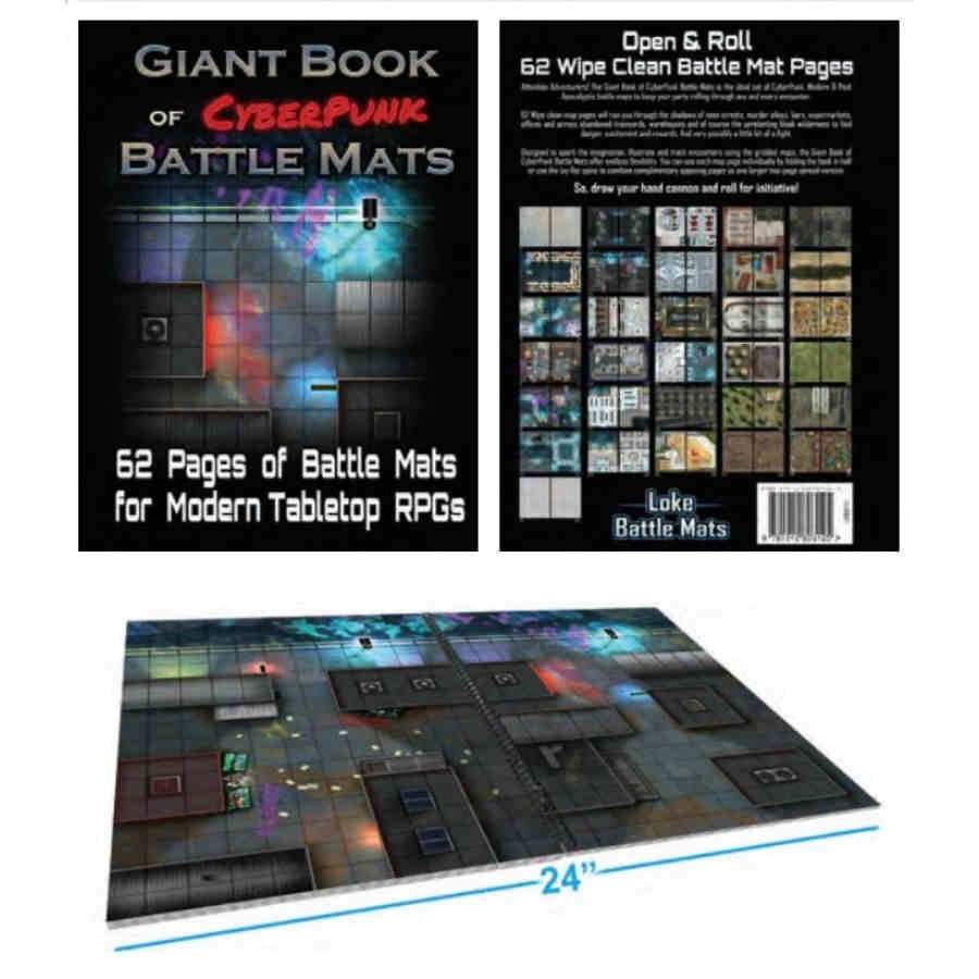 Giant Book of Cyberpunk Battle Mats | Eastridge Sports Cards & Games