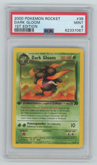 2000 Pokemon Rocket 1st Edition #36 Dark Gloom PSA 9 | Eastridge Sports Cards & Games