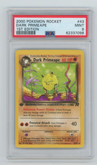 2000 Pokemon Rocket 1st Edition #43 Dark Primeape PSA 9 | Eastridge Sports Cards & Games