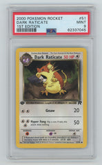 2000 Pokemon Rocket 1st Edition #51 Dark Raticate PSA 9 | Eastridge Sports Cards & Games