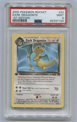 2000 Pokemon Rocket 1st Edition #22 Dark Dragonite (Non Holo) PSA 9 | Eastridge Sports Cards & Games