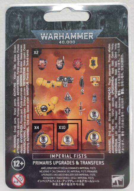 Imperial Fists Primaris Upgrades & Transfers Pack | Eastridge Sports Cards & Games