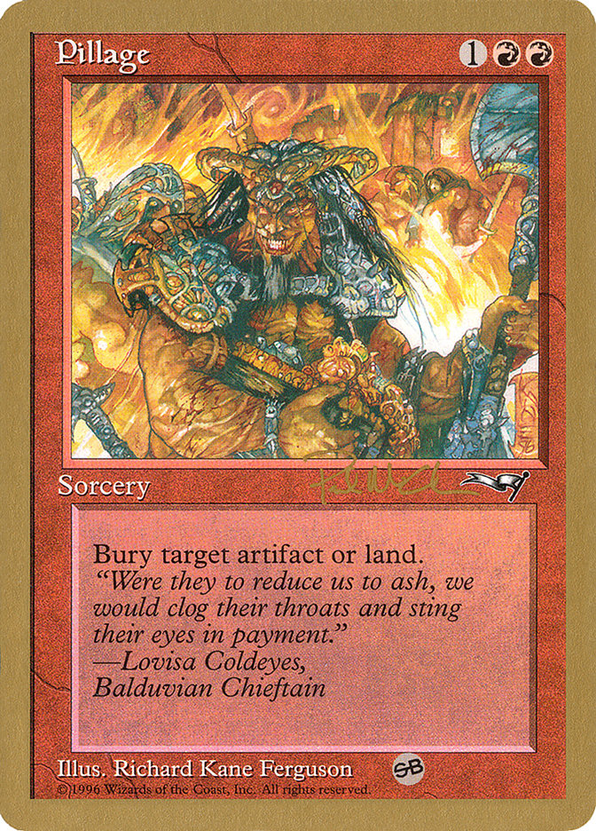 Pillage (Paul McCabe) (SB) [World Championship Decks 1997] | Eastridge Sports Cards & Games