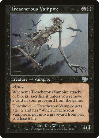 Treacherous Vampire [Judgment] | Eastridge Sports Cards & Games