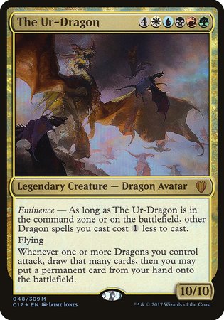 The Ur-Dragon (Commander 2017) [Commander 2017 Oversized] | Eastridge Sports Cards & Games