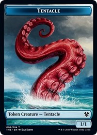 Tentacle // Satyr Double-sided Token [Theros Beyond Death Tokens] | Eastridge Sports Cards & Games