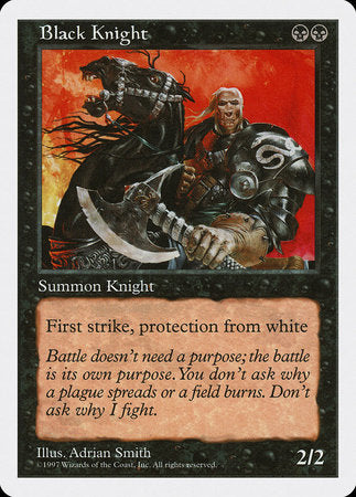 Black Knight [Fifth Edition] | Eastridge Sports Cards & Games