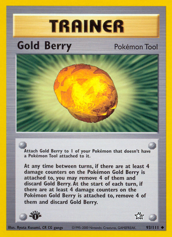 Gold Berry (93/111) [Neo Genesis 1st Edition] | Eastridge Sports Cards & Games