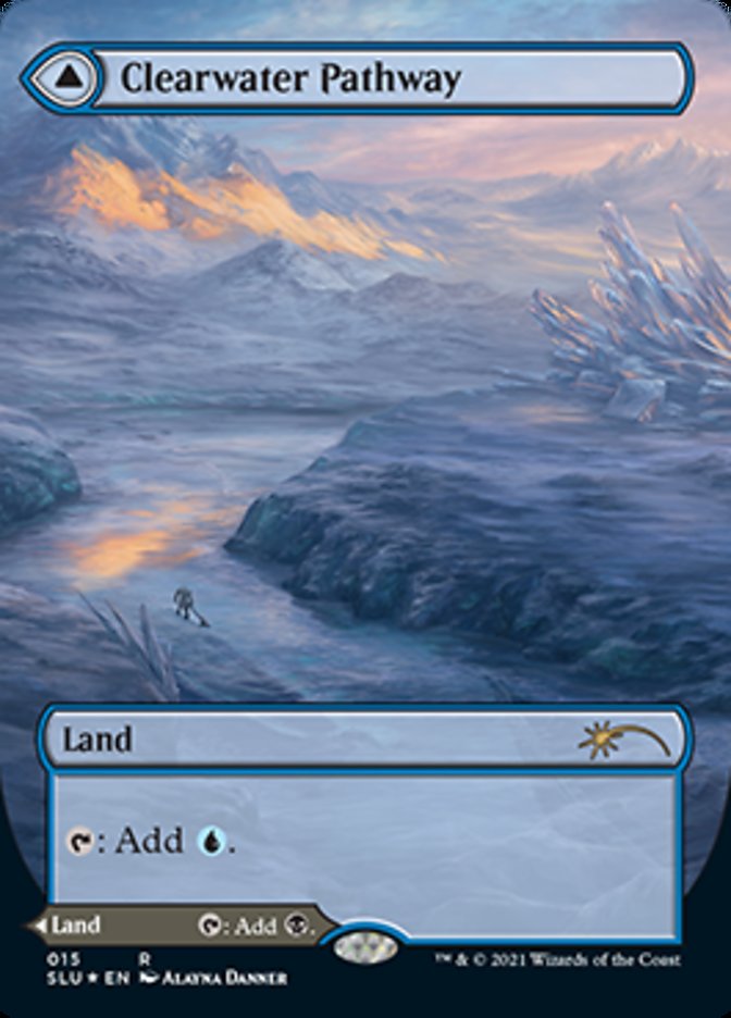 Clearwater Pathway // Murkwater Pathway (Borderless) [Secret Lair: Ultimate Edition 2] | Eastridge Sports Cards & Games