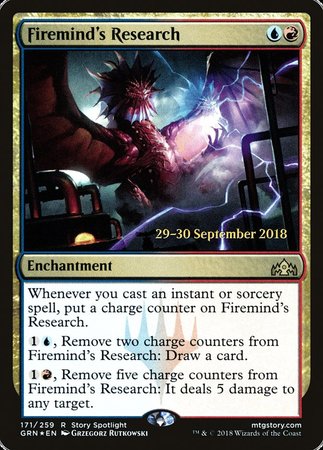 Firemind's Research [Guilds of Ravnica Promos] | Eastridge Sports Cards & Games