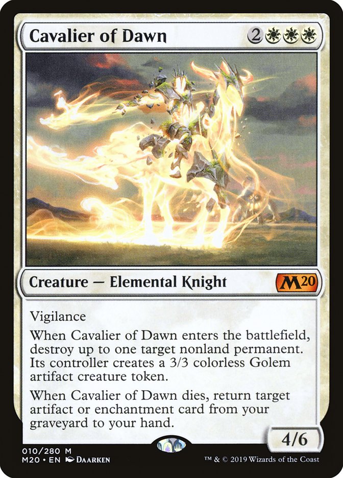 Cavalier of Dawn [Core Set 2020] | Eastridge Sports Cards & Games