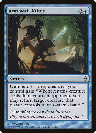 Arm with Aether [New Phyrexia] | Eastridge Sports Cards & Games