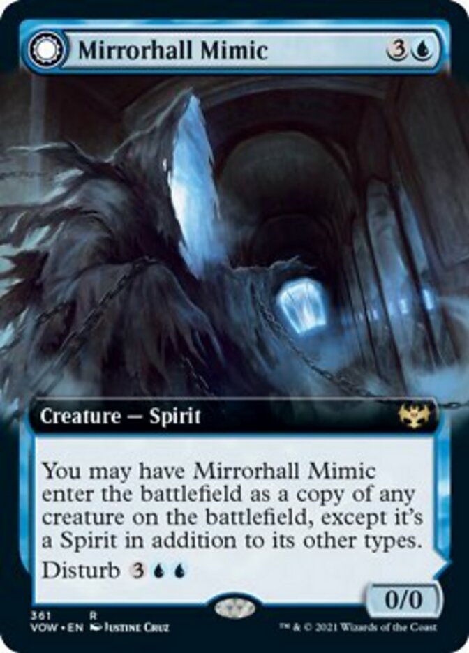 Mirrorhall Mimic // Ghastly Mimicry (Extended) [Innistrad: Crimson Vow] | Eastridge Sports Cards & Games