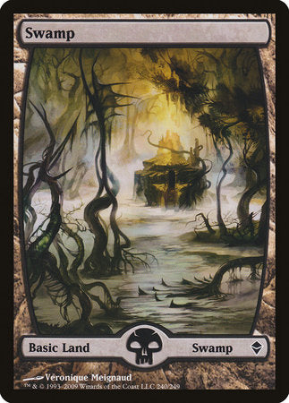 Swamp (240) - Full Art [Zendikar] | Eastridge Sports Cards & Games