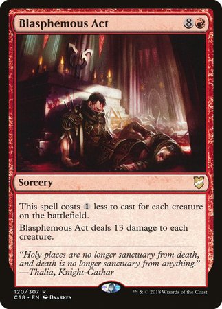 Blasphemous Act [Commander 2018] | Eastridge Sports Cards & Games