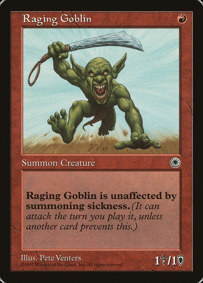 Raging Goblin (No Flavor Text) [Portal] | Eastridge Sports Cards & Games