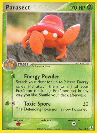 Parasect (43/112) [EX: FireRed & LeafGreen] | Eastridge Sports Cards & Games