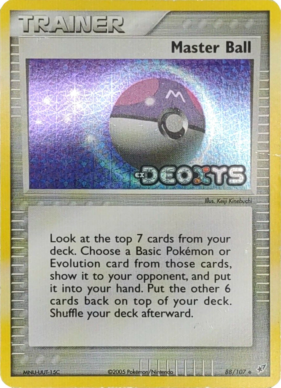 Master Ball (88/107) (Stamped) [EX: Deoxys] | Eastridge Sports Cards & Games