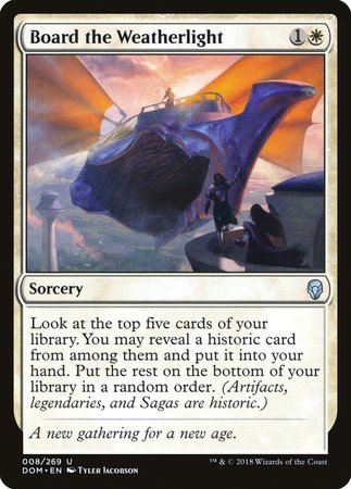 Board the Weatherlight [Dominaria] | Eastridge Sports Cards & Games