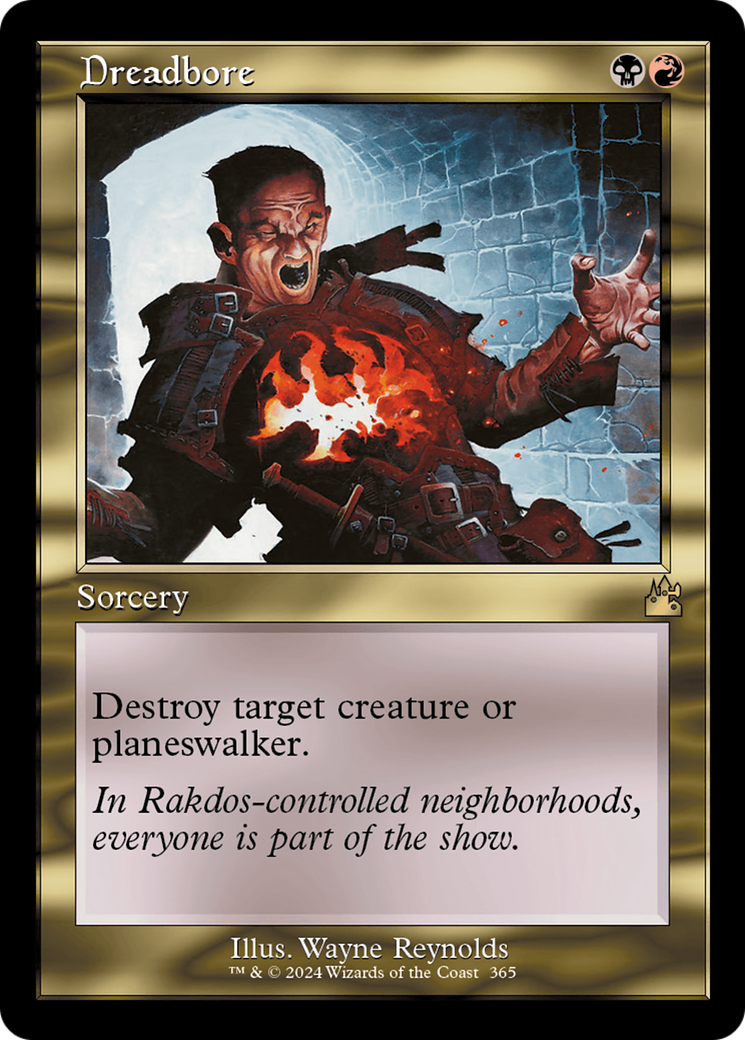 Dreadbore (Retro Frame) [Ravnica Remastered] | Eastridge Sports Cards & Games