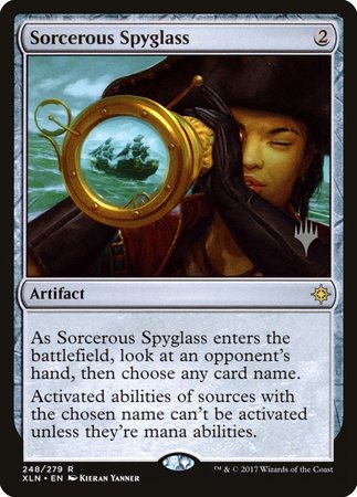 Sorcerous Spyglass [Ixalan Promos] | Eastridge Sports Cards & Games